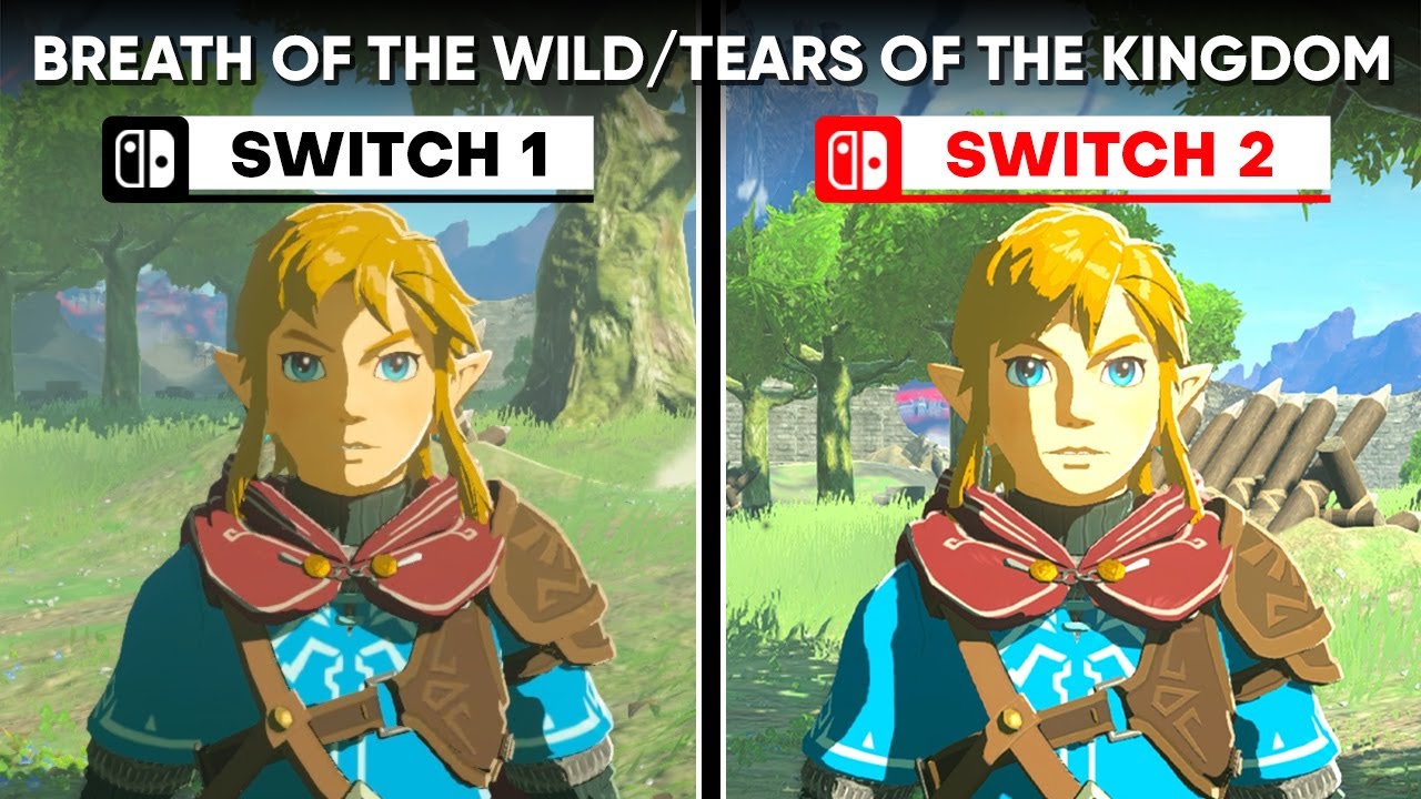 Zelda BotW & TotK Switch 2 Edition Comparison 🎮
