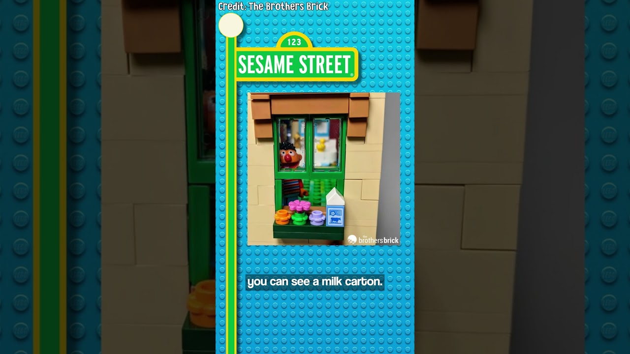 Uncover Hidden Secrets & Easter Eggs in the LEGO Sesame Street Set! 🧱