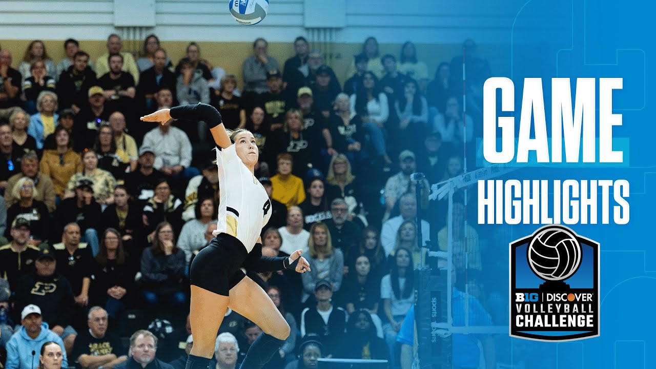 Purdue vs Michigan State | Big Ten Volleyball Highlights 🏐