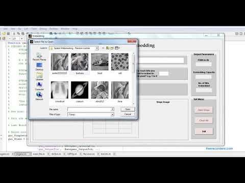 Text Steganography by LSB substitution using genetic optimal key permutation || MATLAB Code