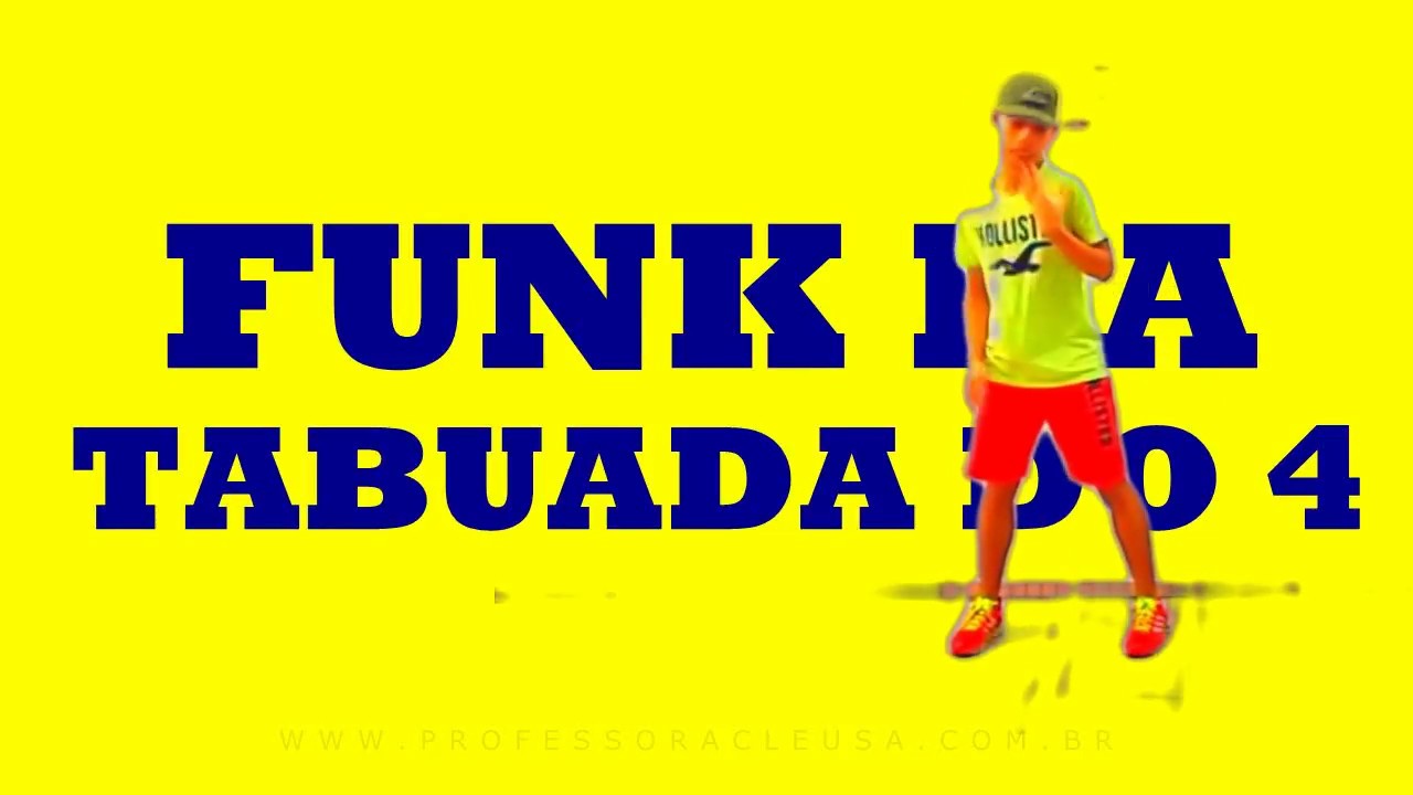 Funk da Tabuada do 4 - Matemática Divertida