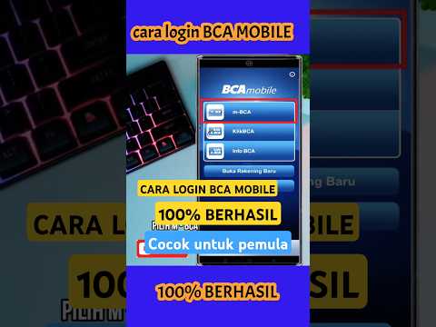 Cara login BCA MOBILE di hp baru   #smartphone  #shorts #shortvideo #tutorial #bcamobile #loginbca
