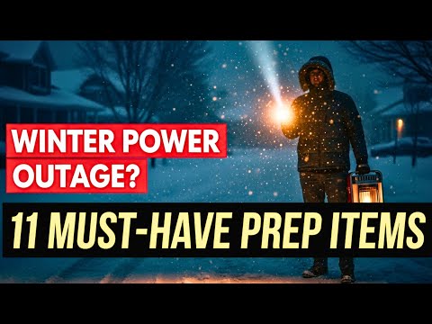11 MUST HAVE Prepping Items to Survive a Winter Power Outage!