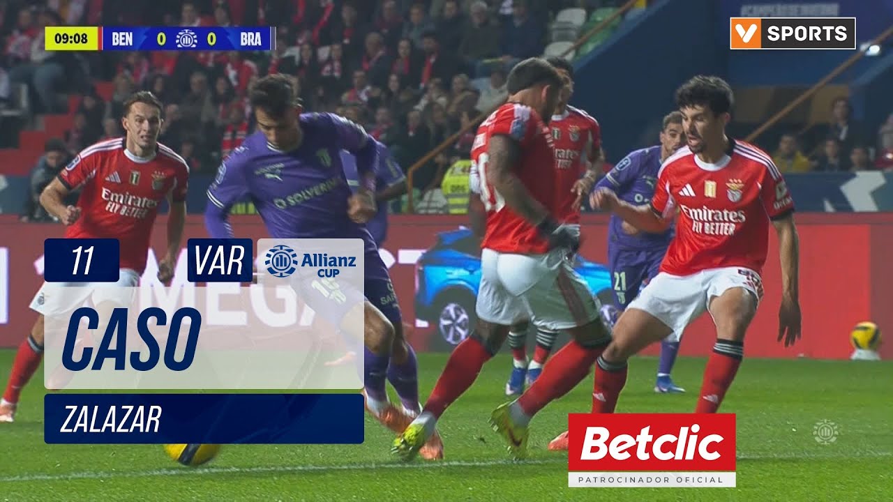 Benfica vs Braga 11m Zalazar | Taça da Liga Semifinal
