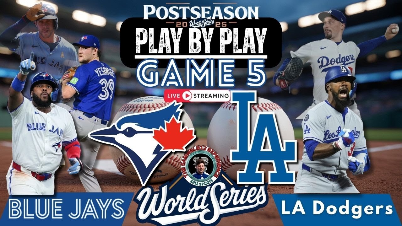 🚨 Live: Toronto Blue Jays vs Los Angeles Dodgers - Game 5 of the World Series | Play-by-Play & Reactions