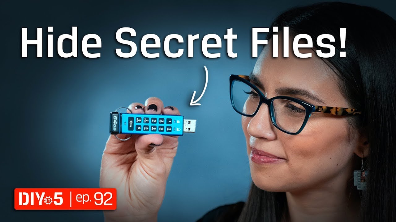 Encrypted USB Flash Drives Explained - DIY in 5 Ep 92