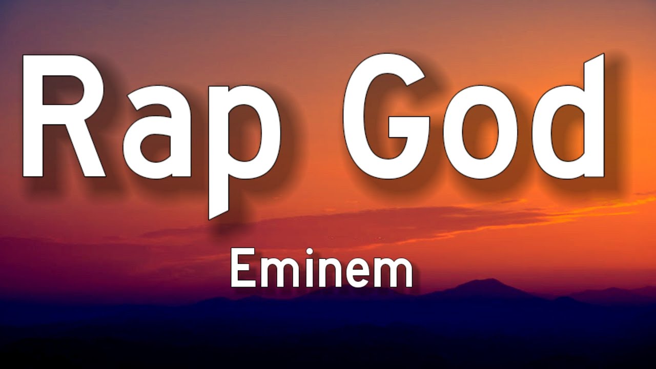 Eminem - Rap God Lyrics 🎤