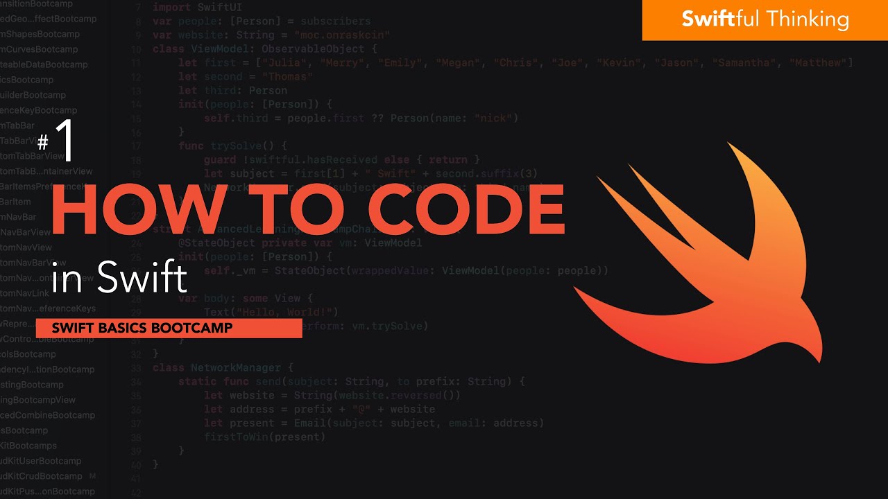 Swift Basics: Learn Coding Essentials π