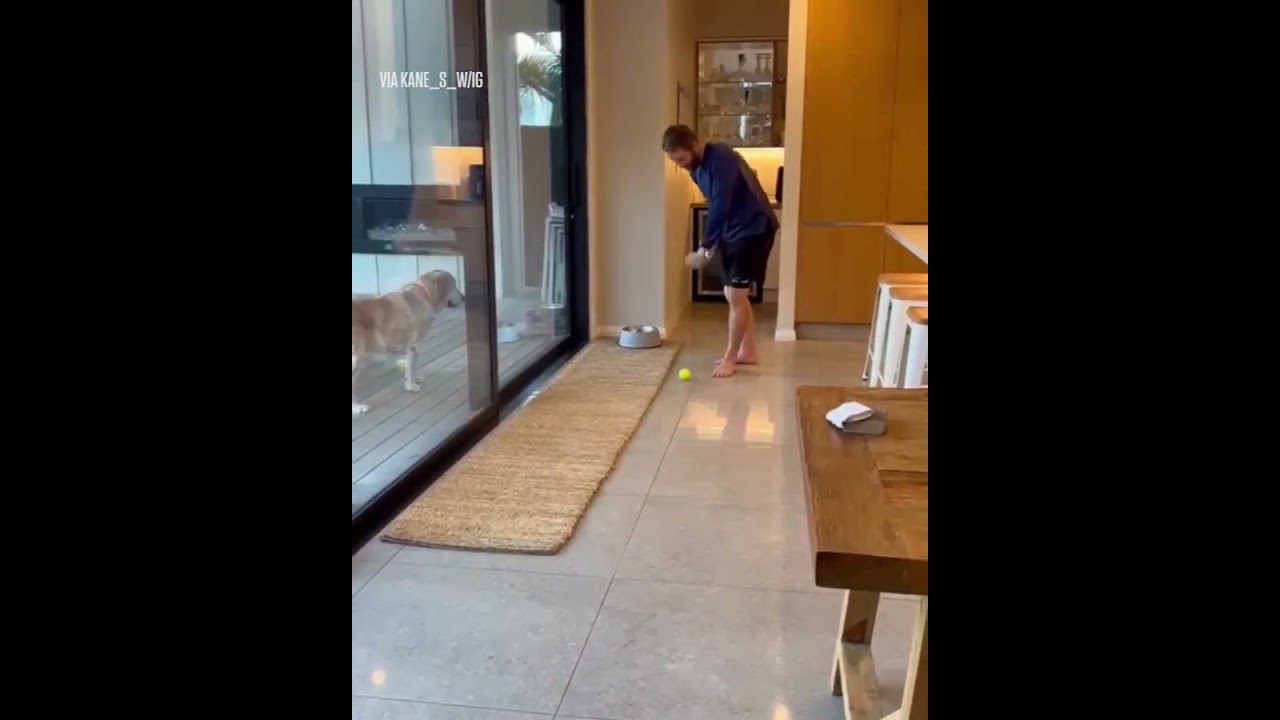 Kane Williamson's first game back from injury 👶