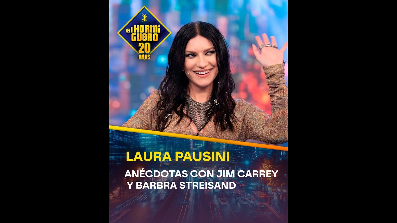 Laura Pausini revela divertida anécdota con Jim Carrey en la boda de Barbra Streisand 🎤