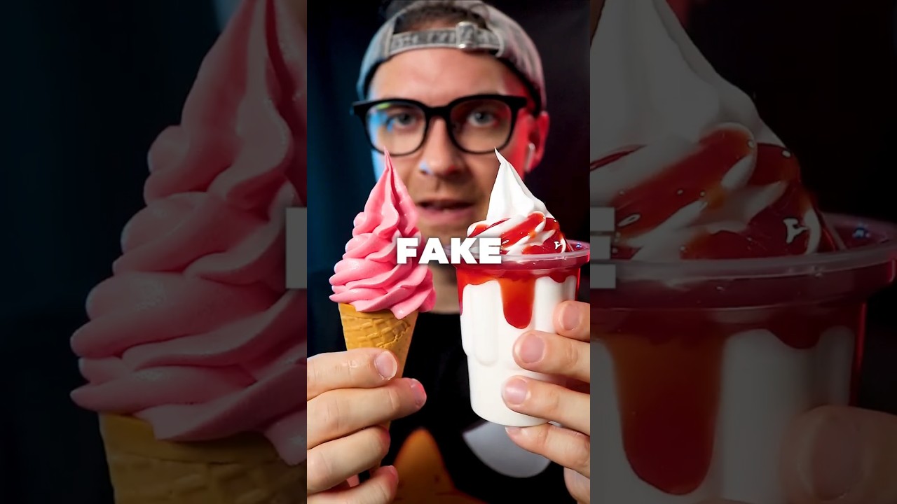 Real or Fake Ice Cream? 🍦 #ASMR