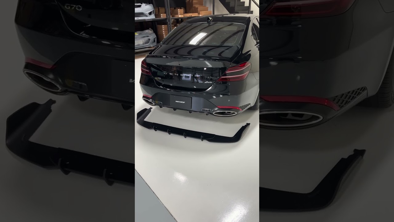 Veloce USA Genesis G70 Rear Spats & Diffuser Set 🚗