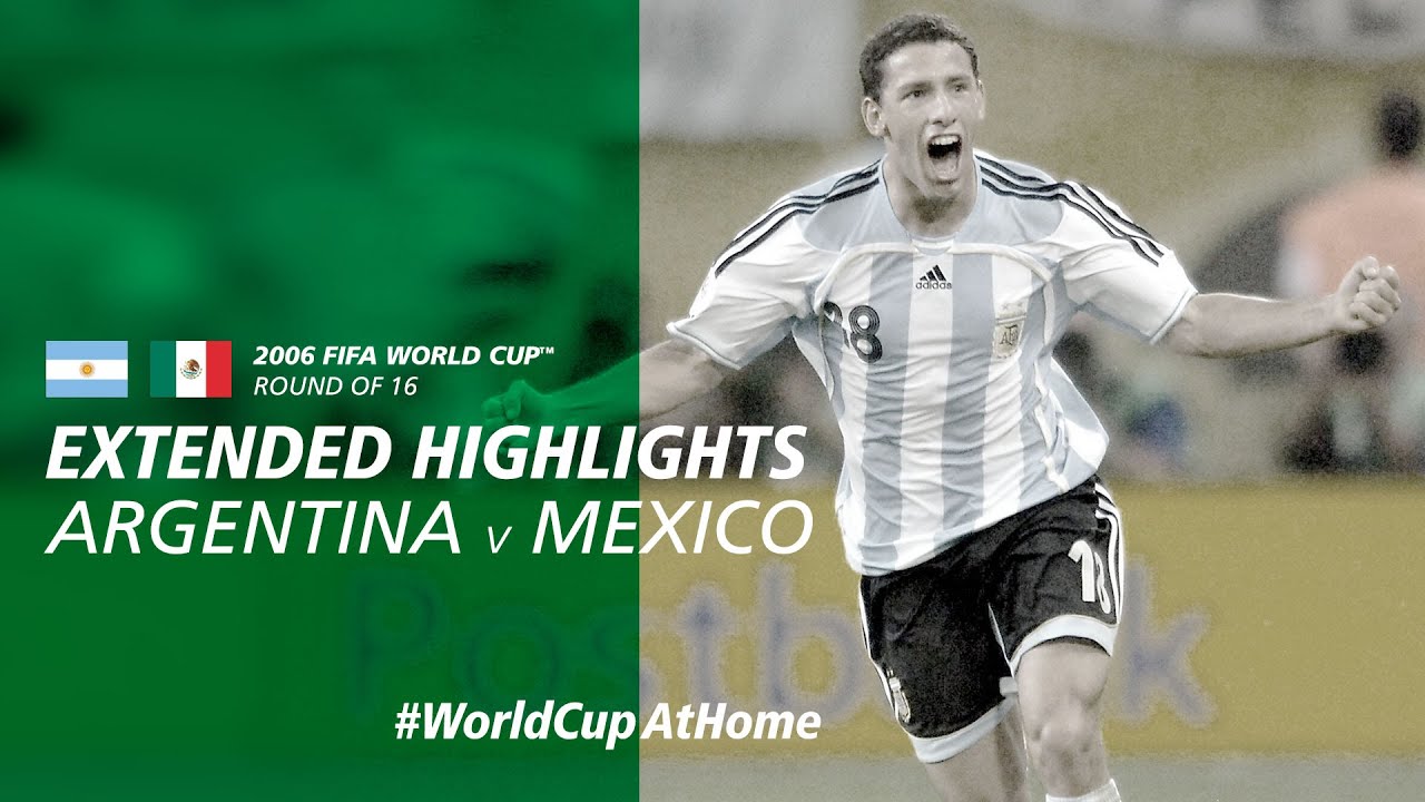 Argentina 2-1 Mexico | 2006 World Cup Highlights