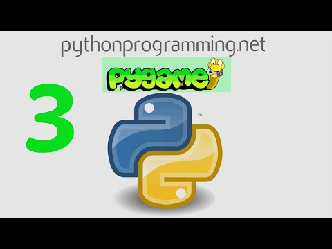 Game Development in Python 3 With PyGame - 3 - Moving an Image