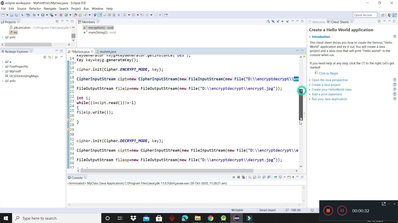 Secure Your Images: Complete Java Guide to AES, DES & RSA Encryption & Decryption π