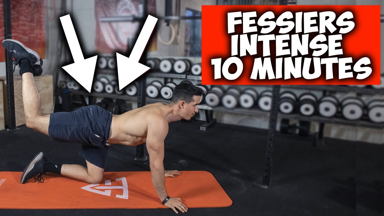 LES 5 🔥 Top 5 Exercices Fessiers pour des Résultats Rapidement en 10 Min !