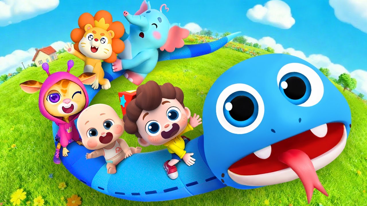 Learn Colors with Little Snake 🐍 | Kids Nursery Rhyme