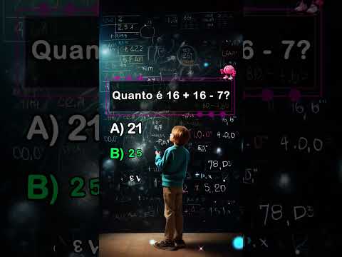 Quiz de matemática, contas de matemática #matematica #contadematematica #raciociniologico