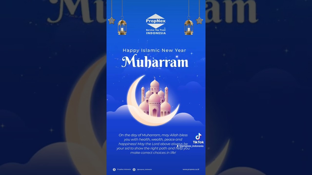 Happy Islamic New Year to you. May Allah guide you to the path of success and achievements this year