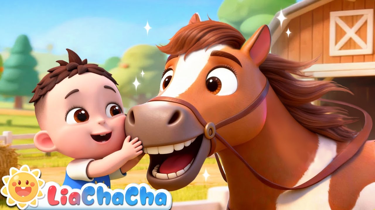 Babies Build a Farm House with a Little Horse 🐴