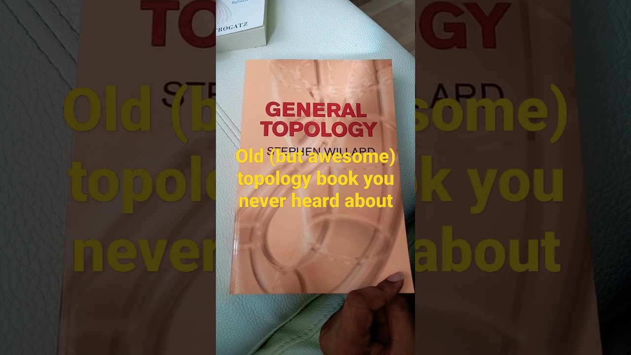 Vintage Topology Book from 1970 📘 | Classic Math Literature
