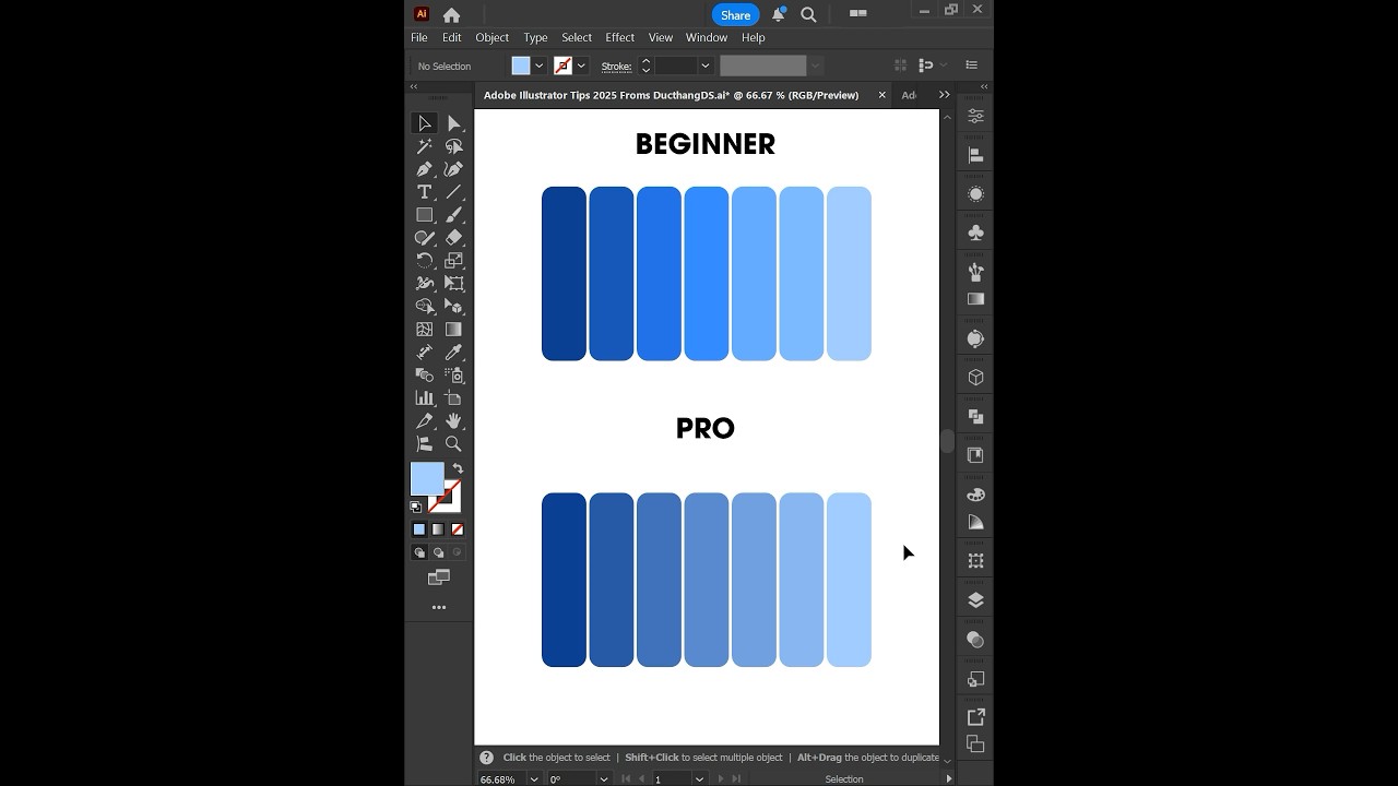 Adobe Illustrator 2025: Create Gradient Palettes 🎨