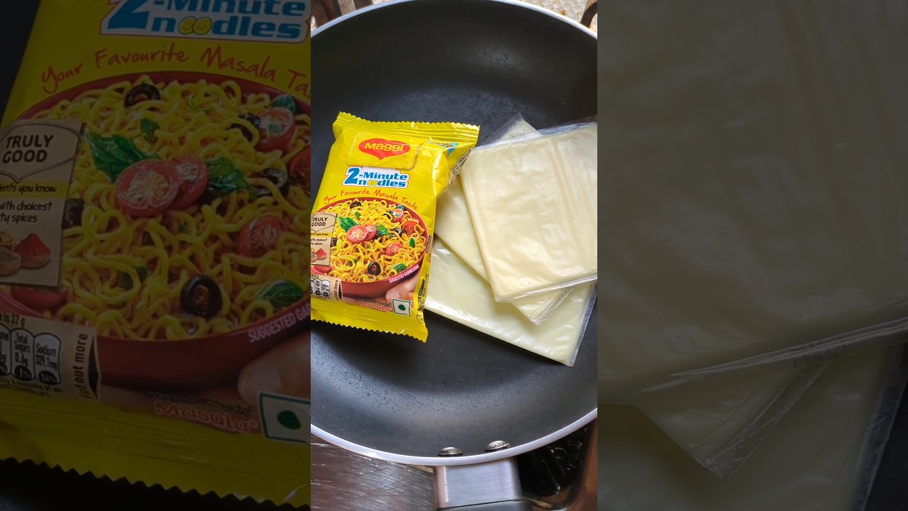 Double Cheese Maggi Recipe 🍜😋 #shortsviral #odisha #maggi #viralshorts