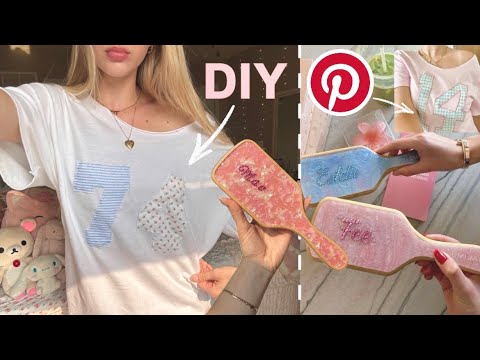 Pinterest DIYs: Patchwork Shirt, Hairbrush & More 🧵