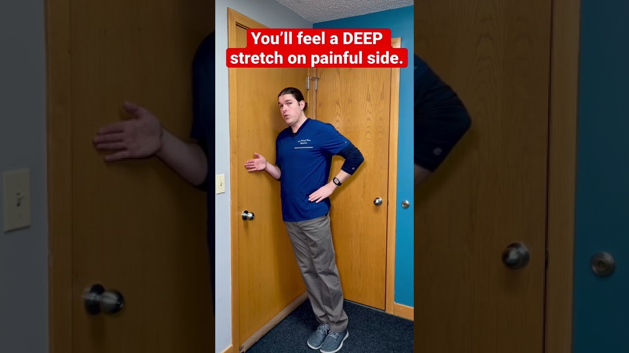 Quick Sciatica Relief with Wall-Lean Exercise 🚶‍♂️