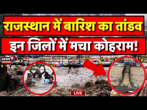 Rajasthan Heavy Rain Alert News LIVE : рдЗрди рдЬрд┐рд▓реЛрдВ рдореЗрдВ рдордЪрд╛ рдХреЛрд╣рд░рд╛рдо! | Heavy Rain | Weather News | IMD