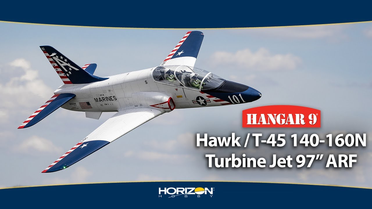 Hangar 9 Hawk/T-45 140-160N RC Jet 97" ARF