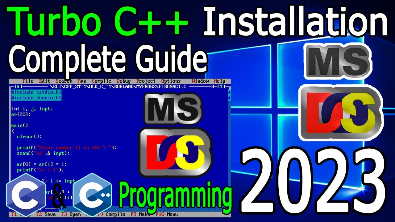 Install Turbo C++ on Windows 10/11 (2023 Guide) 🖥️