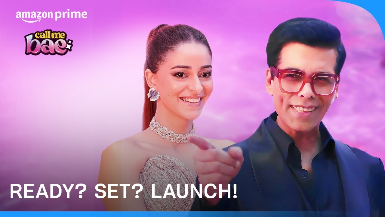 Ready Set Launch 🚀 with Ananya Panday & Karan Johar on Prime Video