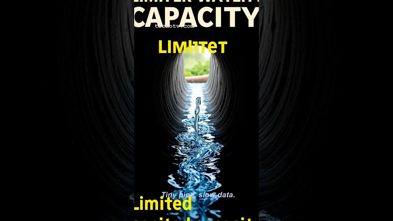 Internet Bandwidth Explained (Pipe Analogy) #TechTips #InternetSpeed