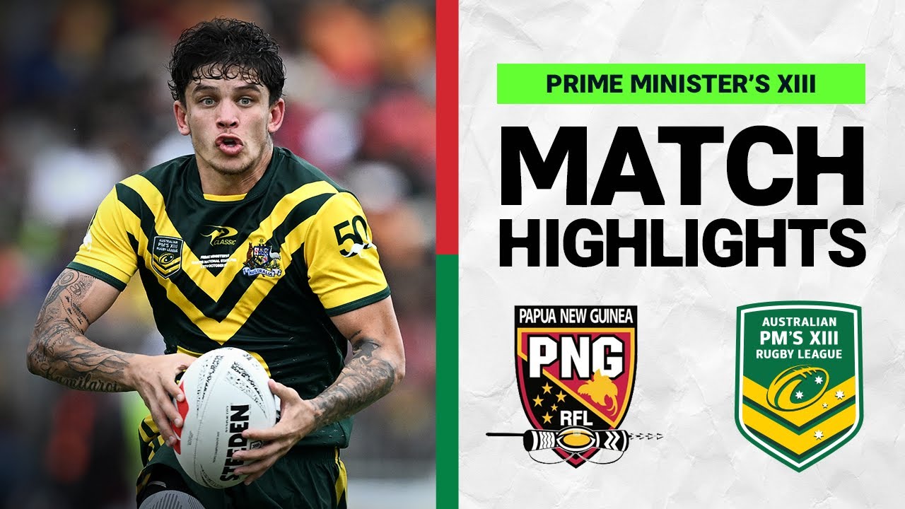 Rugby League International: PNG PM's XIII vs Australia PM's XIII | 2025 Match Highlights π