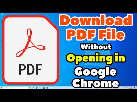 How To Download PDF File Without Opening in Google Chrome | Download PDF on PC or Laptop - 2025