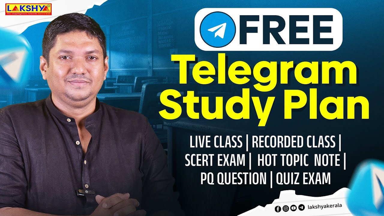 Free Telegram Study Plan for PSC | Download Lakshya Learning App ๐