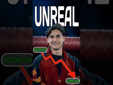 Why Did Dybala’s Value Drop So Hard?🤔 | #football #soccer #shorts