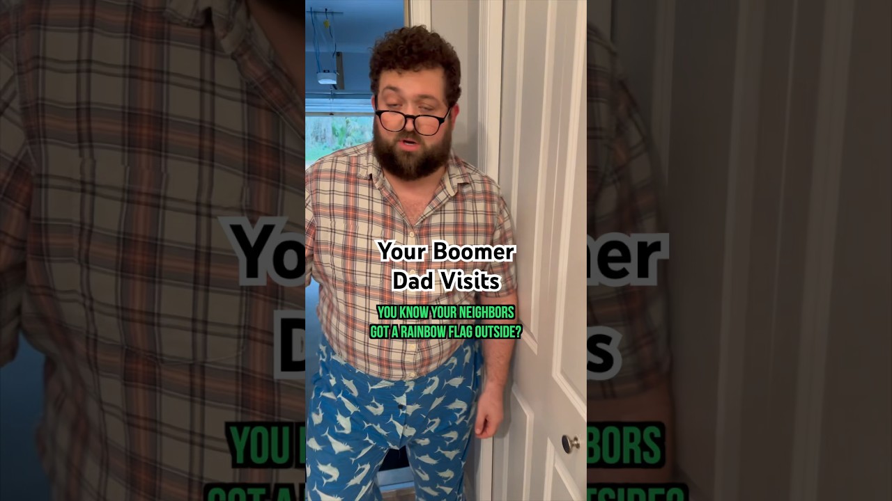 Your Boomer Dad Visits #Comedy