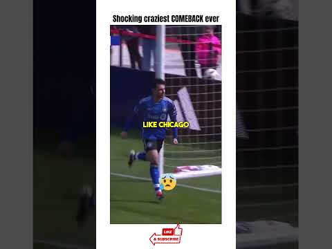Insane football comeback leaves fans stunned 😱 #shocking #football #soccer #shorts #viralshorts