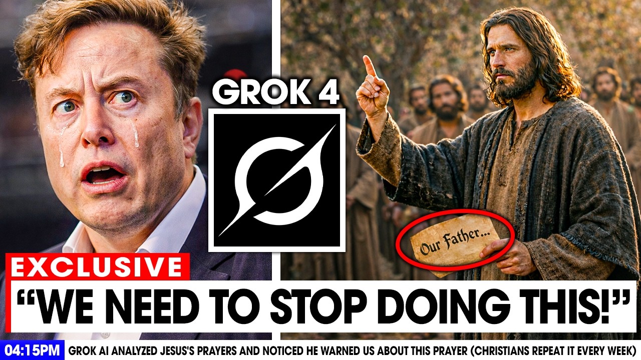 GROK AI Analyzed Jesus's Prayers And Noticed He WARNED Us About THIS Prayer
