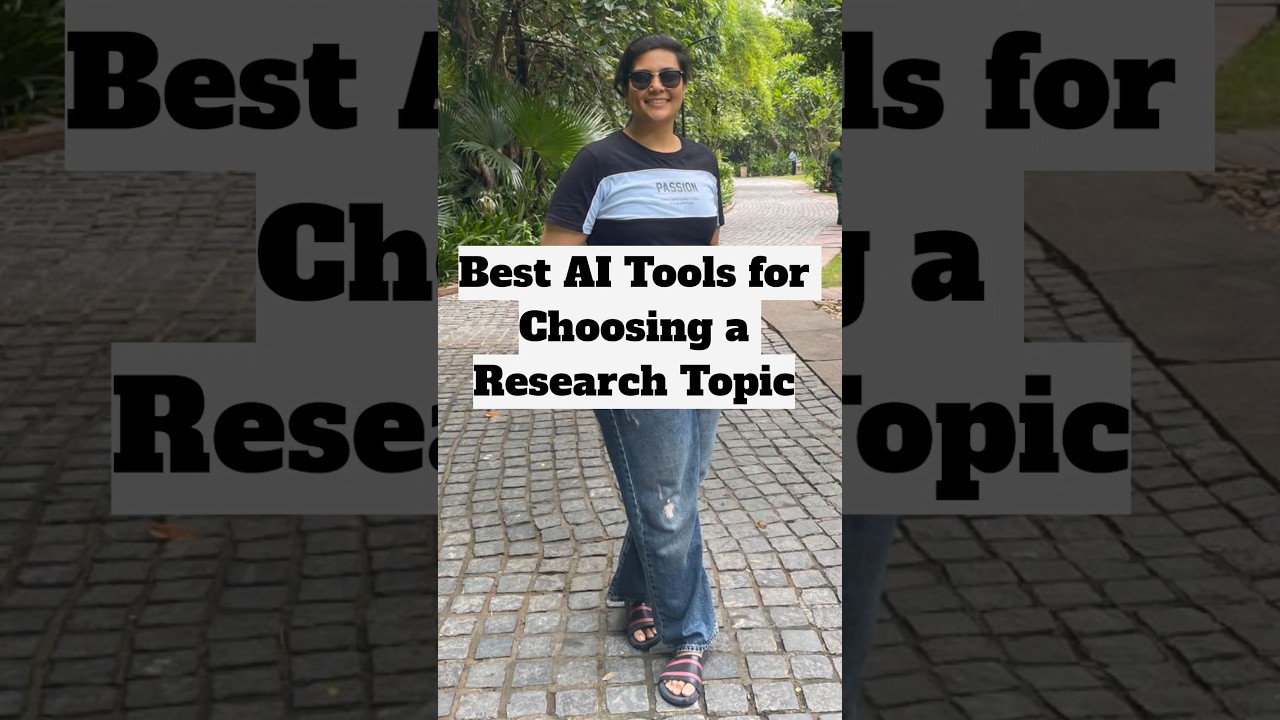 Best AI tools for choosing a research topic #shorts #shortsfeed #phd2025 #phdlife #phdadmission2025