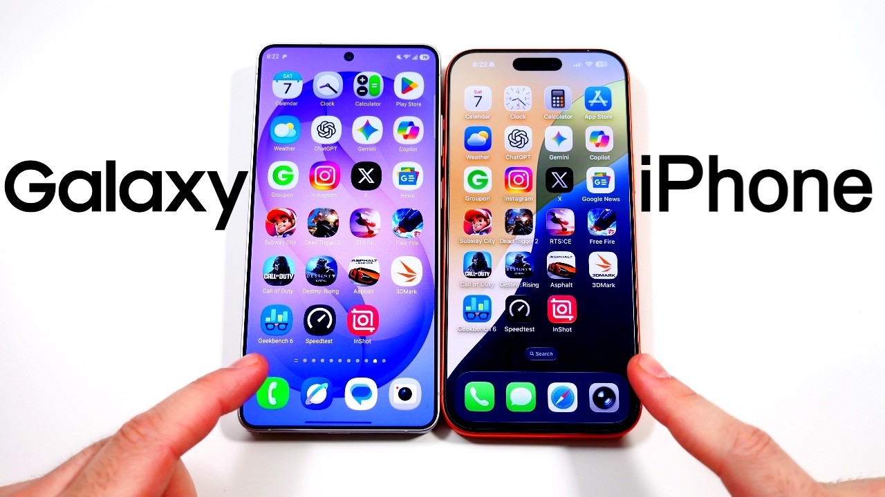 Galaxy S26 Ultra vs iPhone 17 Pro Max Speed Test 🚀