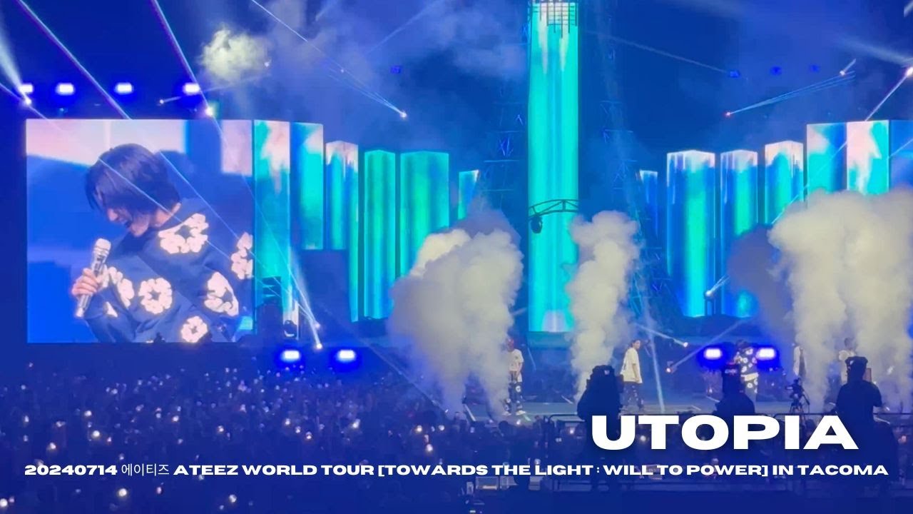 20240714 에이티즈 ATEEZ WORLD TOUR [TOWARDS THE LIGHT : WILL TO POWER] IN TACOMA : UTOPIA