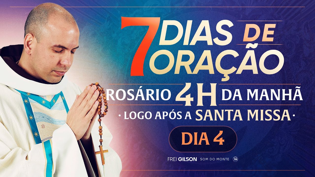 Santo Rosário 2025 - 4º Dia de Oração ao Vivo 🙏