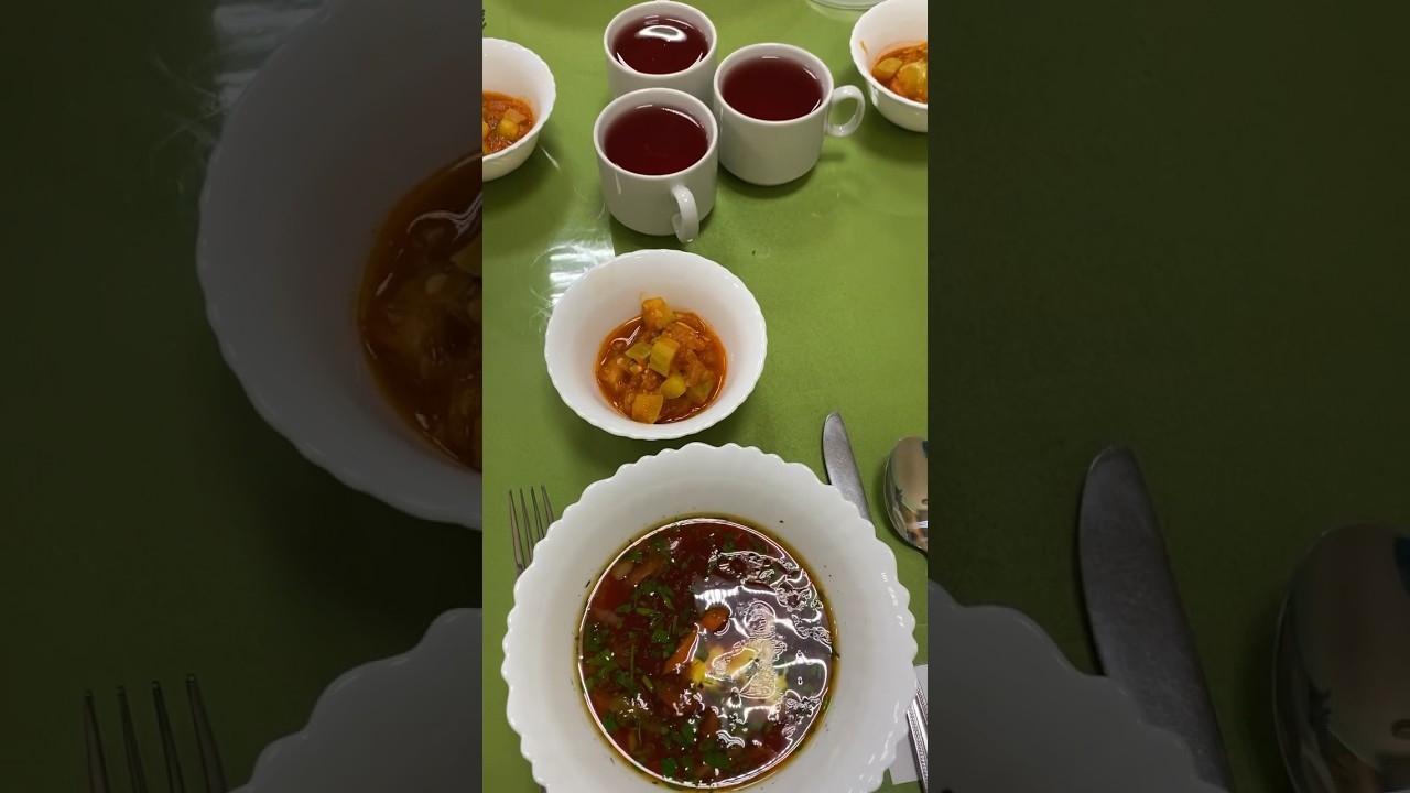 Обед в санатории Октябрьское ущелье, Саратов — День 2