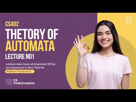 CS402 Theory of Automata lecture No 1| Introduction|vu short lecture 1