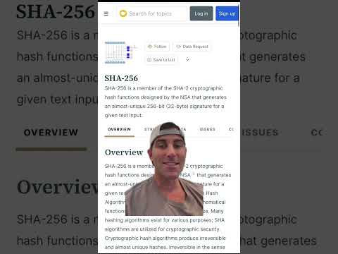 Did the NSA create Bitcoin? The NSA patented the SHA-256 algorithm in March of 2001 #bitcoin #satosh