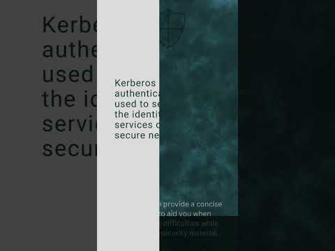 Kerberos, Cybersecurity Mini Dictionary #shorts