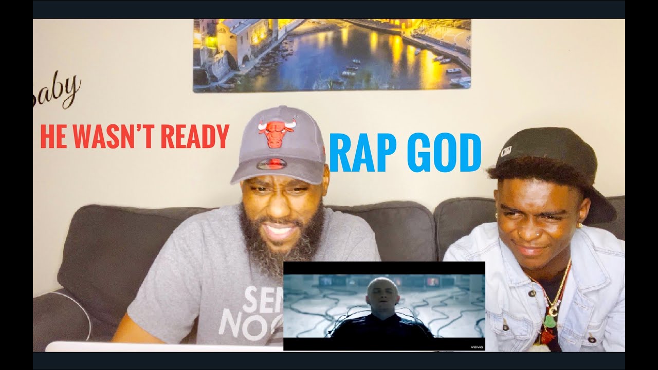 Reacting to Eminem's Rap God: My Son Wasn't Ready! 🎤